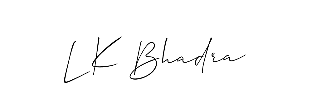 Here are the top 10 professional signature styles for the name L K Bhadra. These are the best autograph styles you can use for your name. L K Bhadra signature style 2 images and pictures png