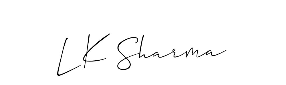 Make a beautiful signature design for name L K Sharma. Use this online signature maker to create a handwritten signature for free. L K Sharma signature style 2 images and pictures png