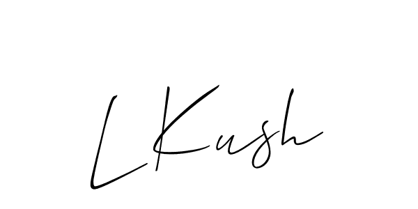 Check out images of Autograph of L Kush name. Actor L Kush Signature Style. Allison_Script is a professional sign style online. L Kush signature style 2 images and pictures png
