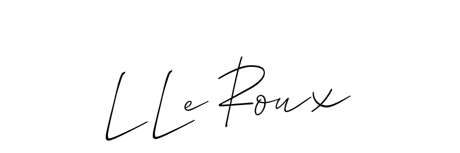 Once you've used our free online signature maker to create your best signature Allison_Script style, it's time to enjoy all of the benefits that L Le Roux name signing documents. L Le Roux signature style 2 images and pictures png