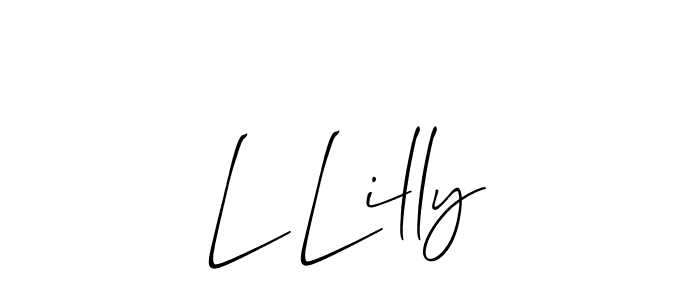 See photos of L Lilly official signature by Spectra . Check more albums & portfolios. Read reviews & check more about Allison_Script font. L Lilly signature style 2 images and pictures png