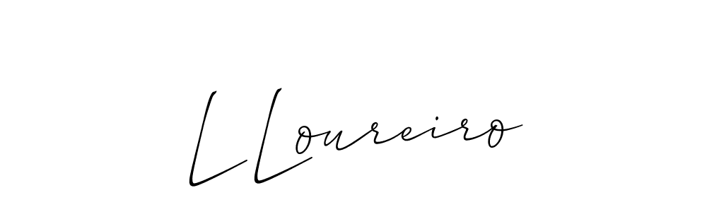 Make a beautiful signature design for name L Loureiro. Use this online signature maker to create a handwritten signature for free. L Loureiro signature style 2 images and pictures png