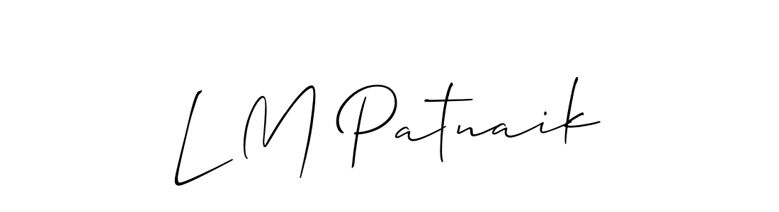 Once you've used our free online signature maker to create your best signature Allison_Script style, it's time to enjoy all of the benefits that L M Patnaik name signing documents. L M Patnaik signature style 2 images and pictures png