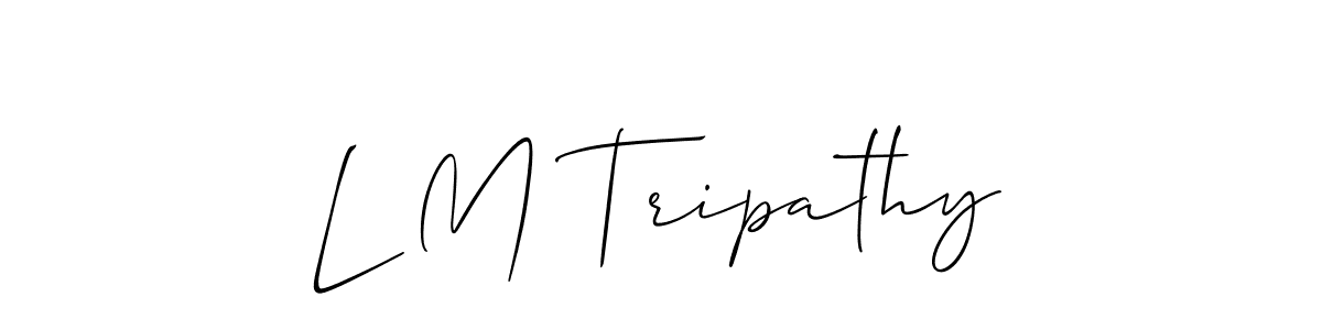 Here are the top 10 professional signature styles for the name L M Tripathy. These are the best autograph styles you can use for your name. L M Tripathy signature style 2 images and pictures png