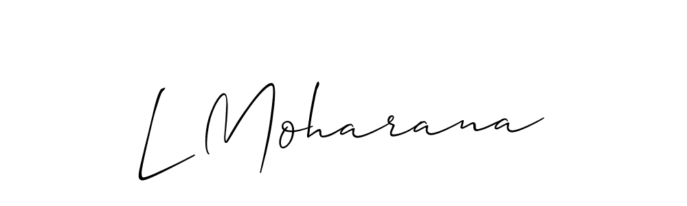 Check out images of Autograph of L Moharana name. Actor L Moharana Signature Style. Allison_Script is a professional sign style online. L Moharana signature style 2 images and pictures png