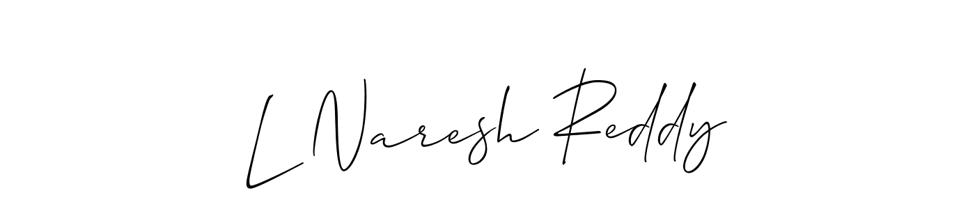 See photos of L Naresh Reddy official signature by Spectra . Check more albums & portfolios. Read reviews & check more about Allison_Script font. L Naresh Reddy signature style 2 images and pictures png