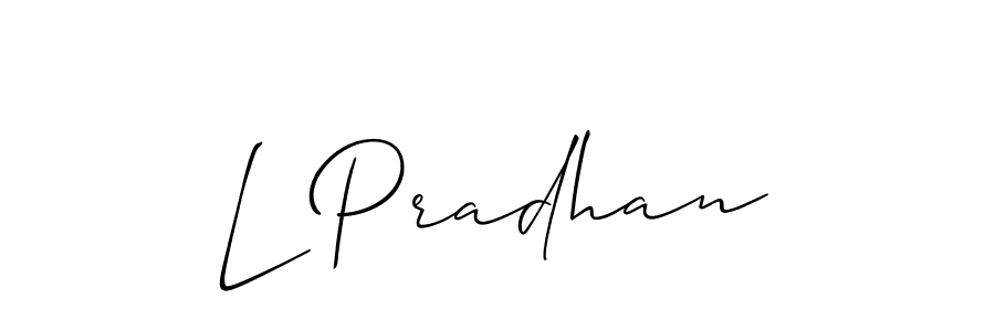 Make a short L Pradhan signature style. Manage your documents anywhere anytime using Allison_Script. Create and add eSignatures, submit forms, share and send files easily. L Pradhan signature style 2 images and pictures png