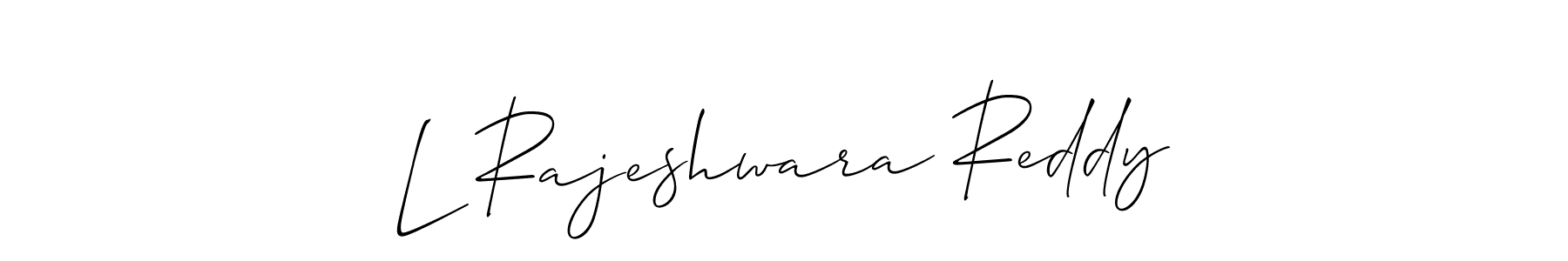 Here are the top 10 professional signature styles for the name L Rajeshwara Reddy. These are the best autograph styles you can use for your name. L Rajeshwara Reddy signature style 2 images and pictures png