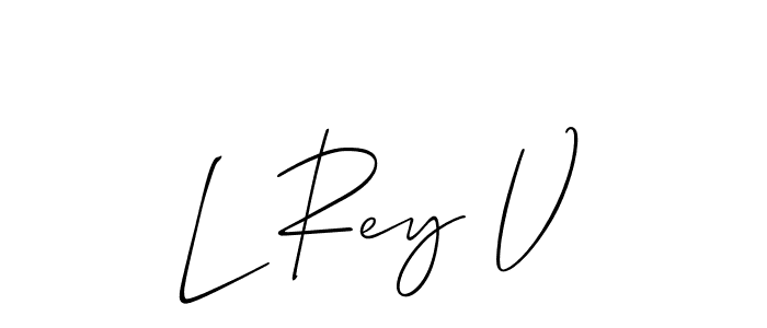 Make a short L Rey V signature style. Manage your documents anywhere anytime using Allison_Script. Create and add eSignatures, submit forms, share and send files easily. L Rey V signature style 2 images and pictures png