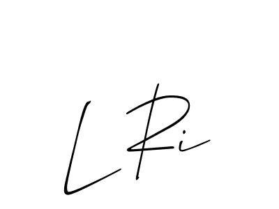 See photos of L Ri official signature by Spectra . Check more albums & portfolios. Read reviews & check more about Allison_Script font. L Ri signature style 2 images and pictures png