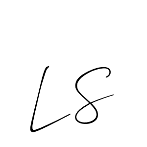 Best and Professional Signature Style for L S. Allison_Script Best Signature Style Collection. L S signature style 2 images and pictures png