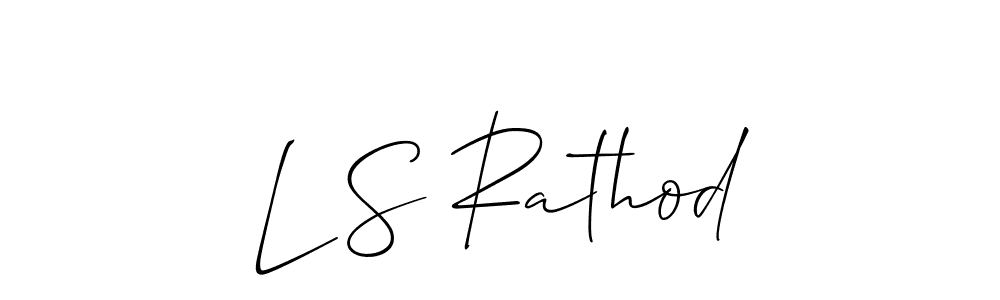 Make a beautiful signature design for name L S Rathod. Use this online signature maker to create a handwritten signature for free. L S Rathod signature style 2 images and pictures png