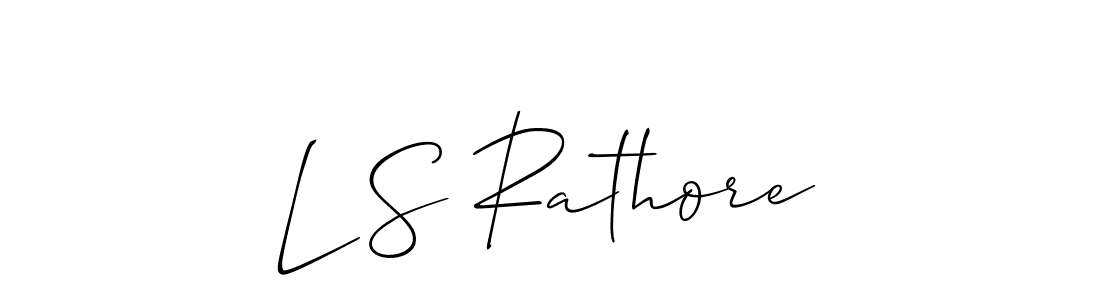 if you are searching for the best signature style for your name L S Rathore. so please give up your signature search. here we have designed multiple signature styles  using Allison_Script. L S Rathore signature style 2 images and pictures png