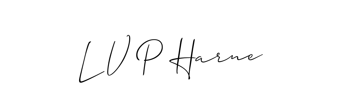 This is the best signature style for the L V P Harne name. Also you like these signature font (Allison_Script). Mix name signature. L V P Harne signature style 2 images and pictures png