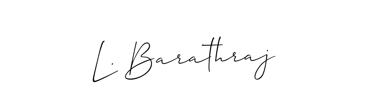 Make a beautiful signature design for name L. Barathraj. Use this online signature maker to create a handwritten signature for free. L. Barathraj signature style 2 images and pictures png