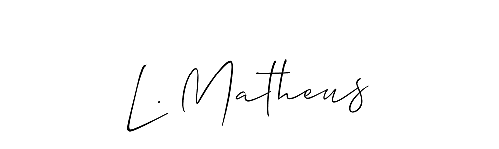 You can use this online signature creator to create a handwritten signature for the name L. Matheus. This is the best online autograph maker. L. Matheus signature style 2 images and pictures png