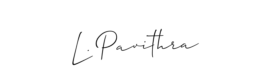 Make a beautiful signature design for name L. Pavithra. Use this online signature maker to create a handwritten signature for free. L. Pavithra signature style 2 images and pictures png