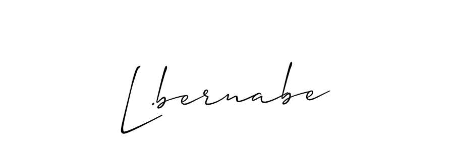 How to Draw L.bernabe signature style? Allison_Script is a latest design signature styles for name L.bernabe. L.bernabe signature style 2 images and pictures png