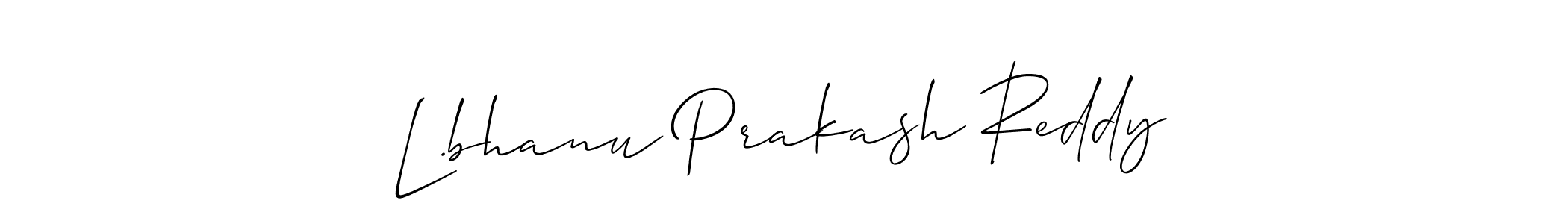 How to Draw L.bhanu Prakash Reddy signature style? Allison_Script is a latest design signature styles for name L.bhanu Prakash Reddy. L.bhanu Prakash Reddy signature style 2 images and pictures png