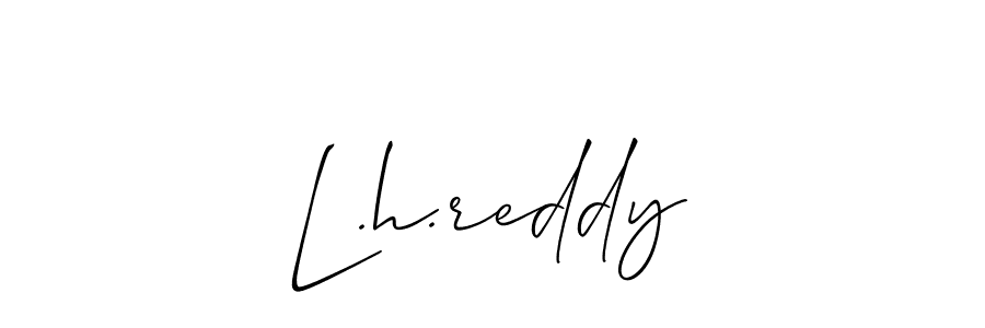 Also You can easily find your signature by using the search form. We will create L.h.reddy name handwritten signature images for you free of cost using Allison_Script sign style. L.h.reddy signature style 2 images and pictures png