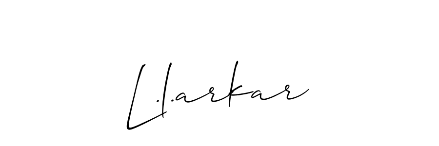 This is the best signature style for the L.l.arkar name. Also you like these signature font (Allison_Script). Mix name signature. L.l.arkar signature style 2 images and pictures png