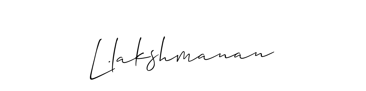 Check out images of Autograph of L.lakshmanan name. Actor L.lakshmanan Signature Style. Allison_Script is a professional sign style online. L.lakshmanan signature style 2 images and pictures png