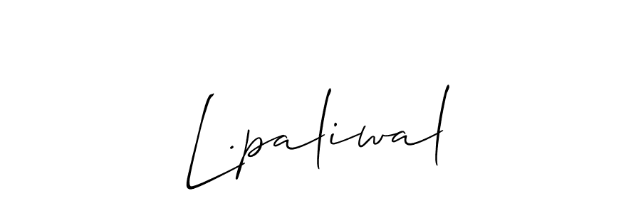 Once you've used our free online signature maker to create your best signature Allison_Script style, it's time to enjoy all of the benefits that L.paliwal name signing documents. L.paliwal signature style 2 images and pictures png
