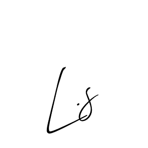 Allison_Script is a professional signature style that is perfect for those who want to add a touch of class to their signature. It is also a great choice for those who want to make their signature more unique. Get L.s name to fancy signature for free. L.s signature style 2 images and pictures png