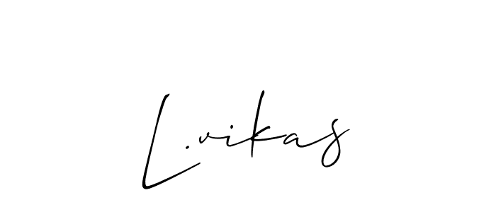 Here are the top 10 professional signature styles for the name L.vikas. These are the best autograph styles you can use for your name. L.vikas signature style 2 images and pictures png