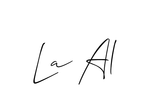 Here are the top 10 professional signature styles for the name La Al. These are the best autograph styles you can use for your name. La Al signature style 2 images and pictures png