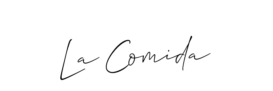 You can use this online signature creator to create a handwritten signature for the name La Comida. This is the best online autograph maker. La Comida signature style 2 images and pictures png