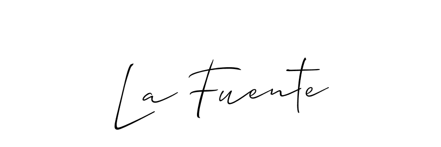 Here are the top 10 professional signature styles for the name La Fuente. These are the best autograph styles you can use for your name. La Fuente signature style 2 images and pictures png