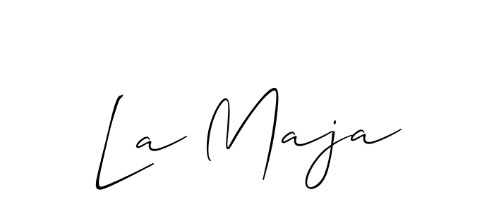 Make a beautiful signature design for name La Maja. Use this online signature maker to create a handwritten signature for free. La Maja signature style 2 images and pictures png