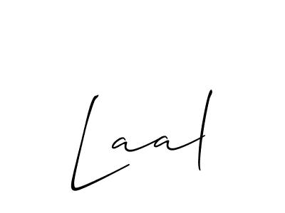 Make a beautiful signature design for name Laal. With this signature (Allison_Script) style, you can create a handwritten signature for free. Laal signature style 2 images and pictures png