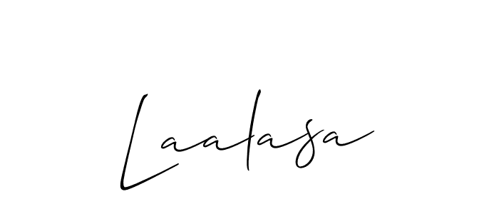 Make a beautiful signature design for name Laalasa. Use this online signature maker to create a handwritten signature for free. Laalasa signature style 2 images and pictures png