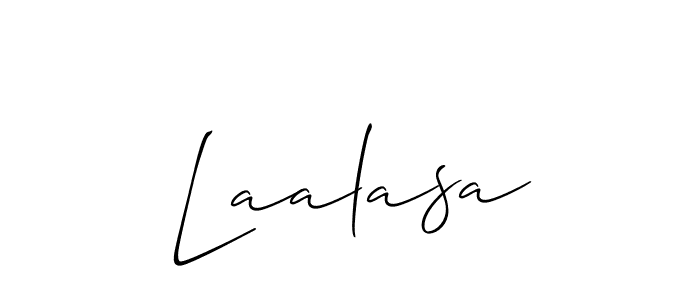 Once you've used our free online signature maker to create your best signature Allison_Script style, it's time to enjoy all of the benefits that Laalasa name signing documents. Laalasa signature style 2 images and pictures png