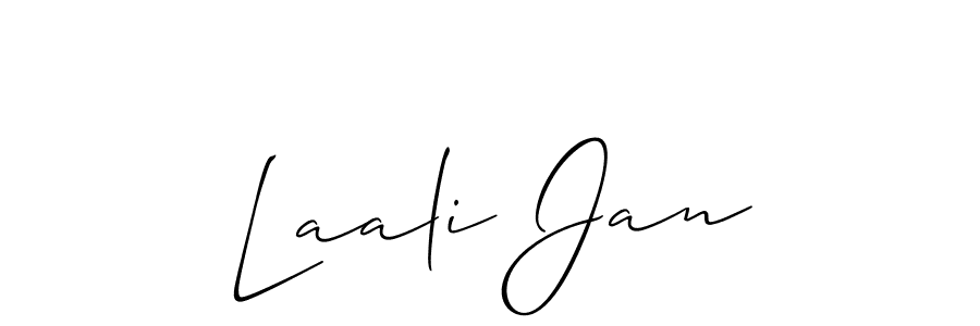 How to make Laali Jan signature? Allison_Script is a professional autograph style. Create handwritten signature for Laali Jan name. Laali Jan signature style 2 images and pictures png