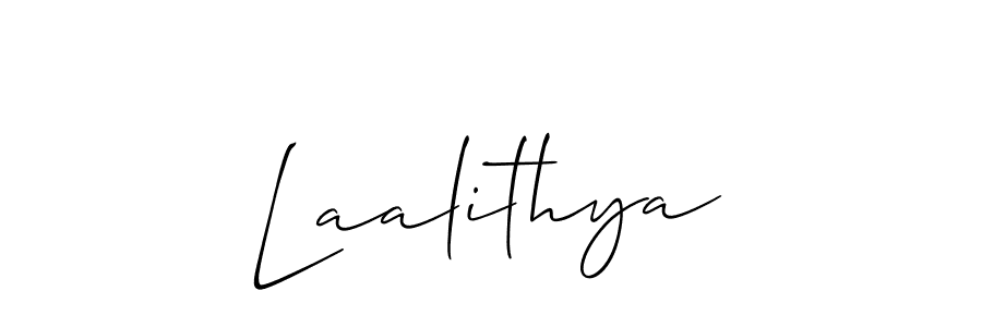 Make a short Laalithya signature style. Manage your documents anywhere anytime using Allison_Script. Create and add eSignatures, submit forms, share and send files easily. Laalithya signature style 2 images and pictures png