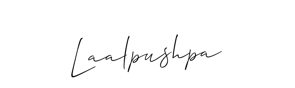 Make a beautiful signature design for name Laalpushpa. Use this online signature maker to create a handwritten signature for free. Laalpushpa signature style 2 images and pictures png
