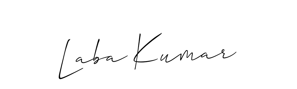 Also You can easily find your signature by using the search form. We will create Laba Kumar name handwritten signature images for you free of cost using Allison_Script sign style. Laba Kumar signature style 2 images and pictures png