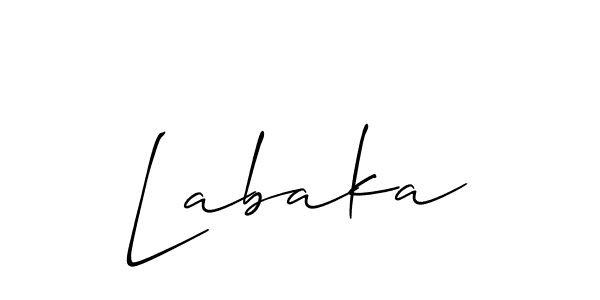 Best and Professional Signature Style for Labaka. Allison_Script Best Signature Style Collection. Labaka signature style 2 images and pictures png