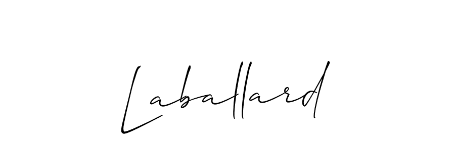if you are searching for the best signature style for your name Laballard. so please give up your signature search. here we have designed multiple signature styles  using Allison_Script. Laballard signature style 2 images and pictures png