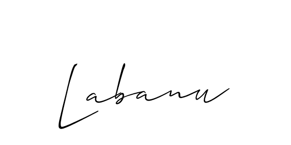 Similarly Allison_Script is the best handwritten signature design. Signature creator online .You can use it as an online autograph creator for name Labanu. Labanu signature style 2 images and pictures png