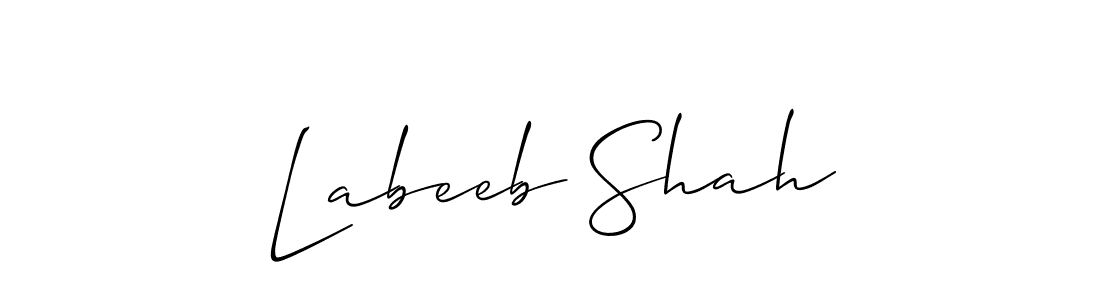 Make a beautiful signature design for name Labeeb Shah. Use this online signature maker to create a handwritten signature for free. Labeeb Shah signature style 2 images and pictures png