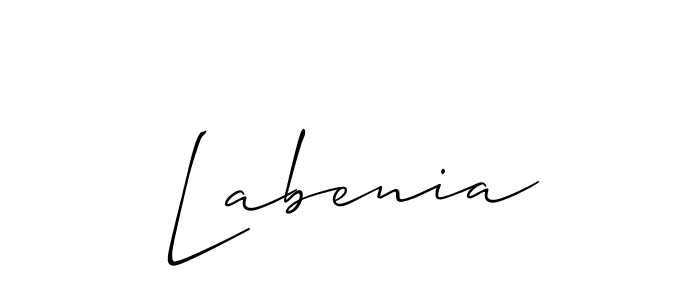 Here are the top 10 professional signature styles for the name Labenia. These are the best autograph styles you can use for your name. Labenia signature style 2 images and pictures png