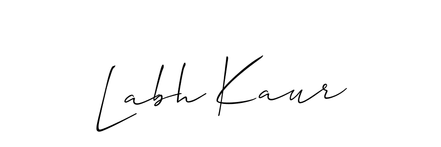 Once you've used our free online signature maker to create your best signature Allison_Script style, it's time to enjoy all of the benefits that Labh Kaur name signing documents. Labh Kaur signature style 2 images and pictures png