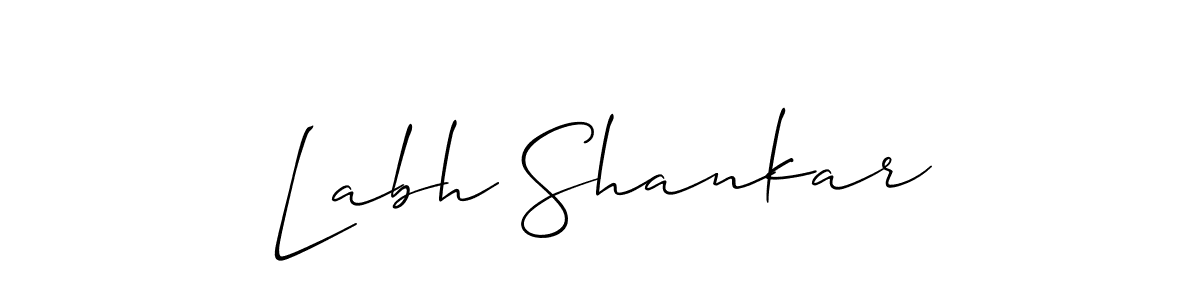 if you are searching for the best signature style for your name Labh Shankar. so please give up your signature search. here we have designed multiple signature styles  using Allison_Script. Labh Shankar signature style 2 images and pictures png