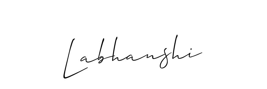 Similarly Allison_Script is the best handwritten signature design. Signature creator online .You can use it as an online autograph creator for name Labhanshi. Labhanshi signature style 2 images and pictures png