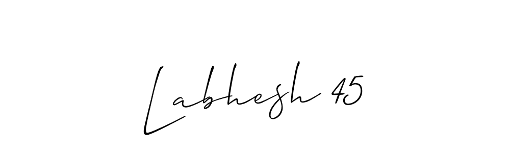 Similarly Allison_Script is the best handwritten signature design. Signature creator online .You can use it as an online autograph creator for name Labhesh 45. Labhesh 45 signature style 2 images and pictures png
