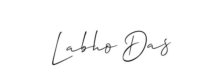How to make Labho Das name signature. Use Allison_Script style for creating short signs online. This is the latest handwritten sign. Labho Das signature style 2 images and pictures png